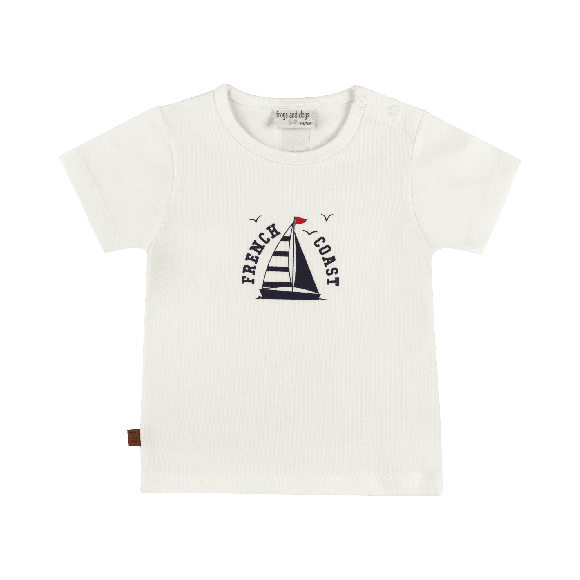 T-Shirt Sail Boat Kids | White Alyssum