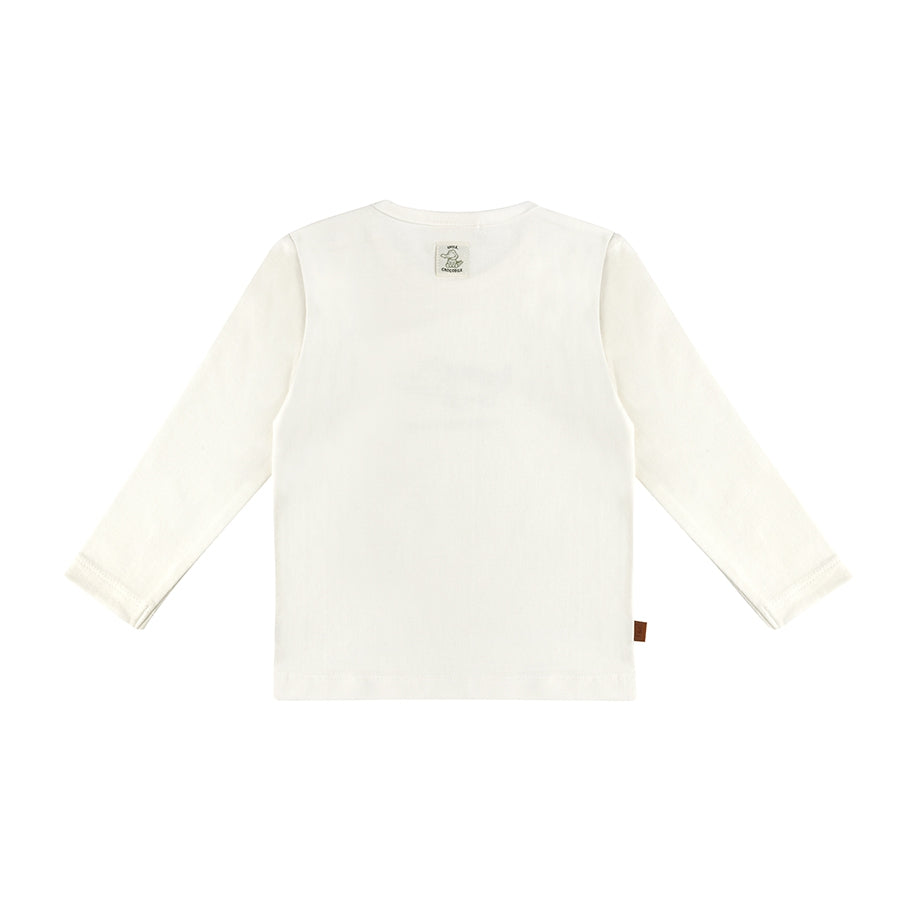 T-Shirt Little Croco Kids | White Alyssum
