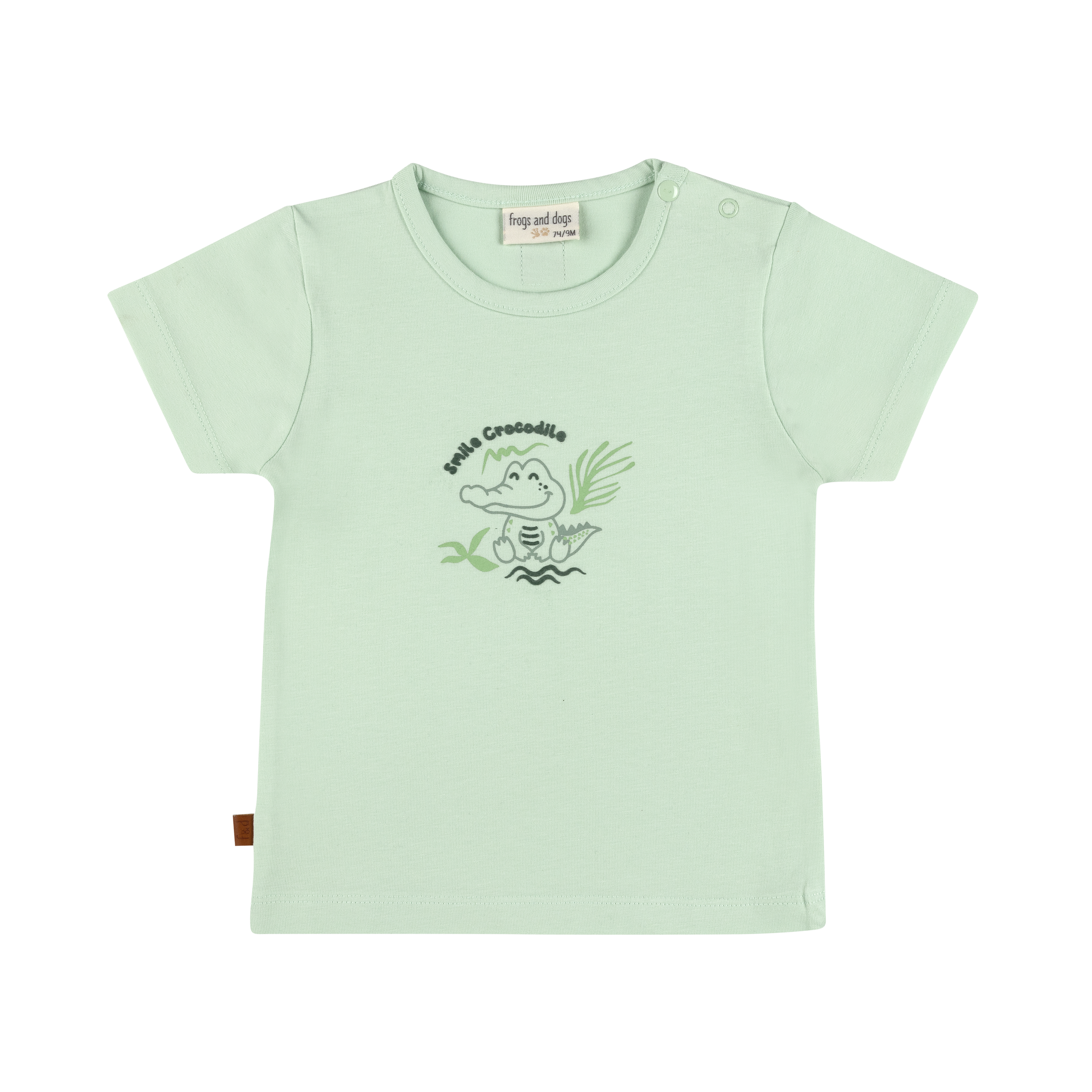 T-Shirt Croco Jungle Baby | Subtle Green