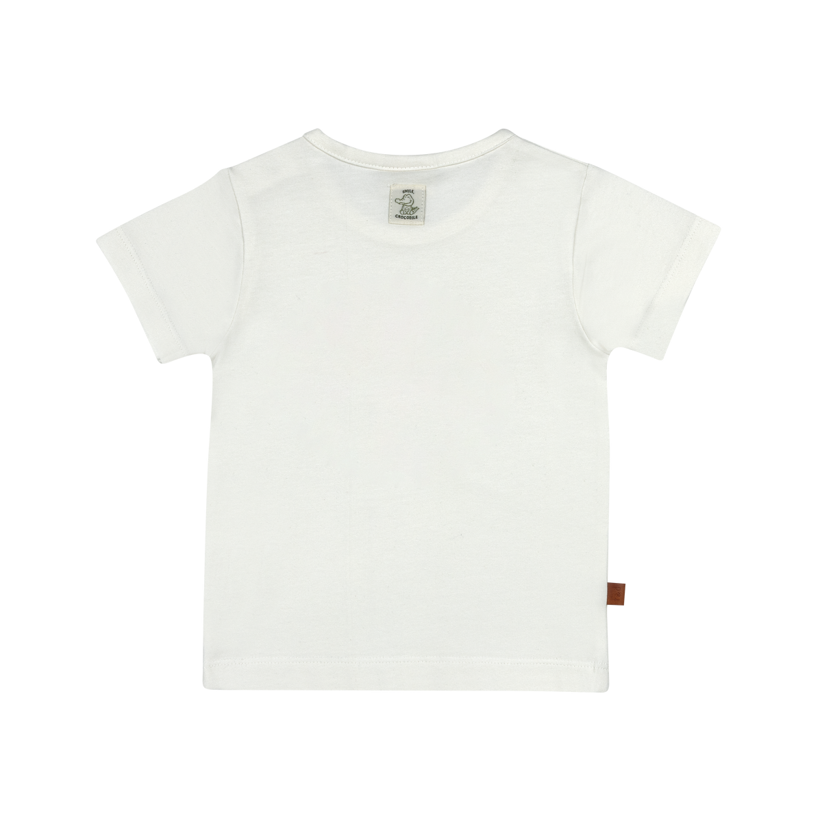 T-Shirt Croco Amigo Baby | White Alyssum