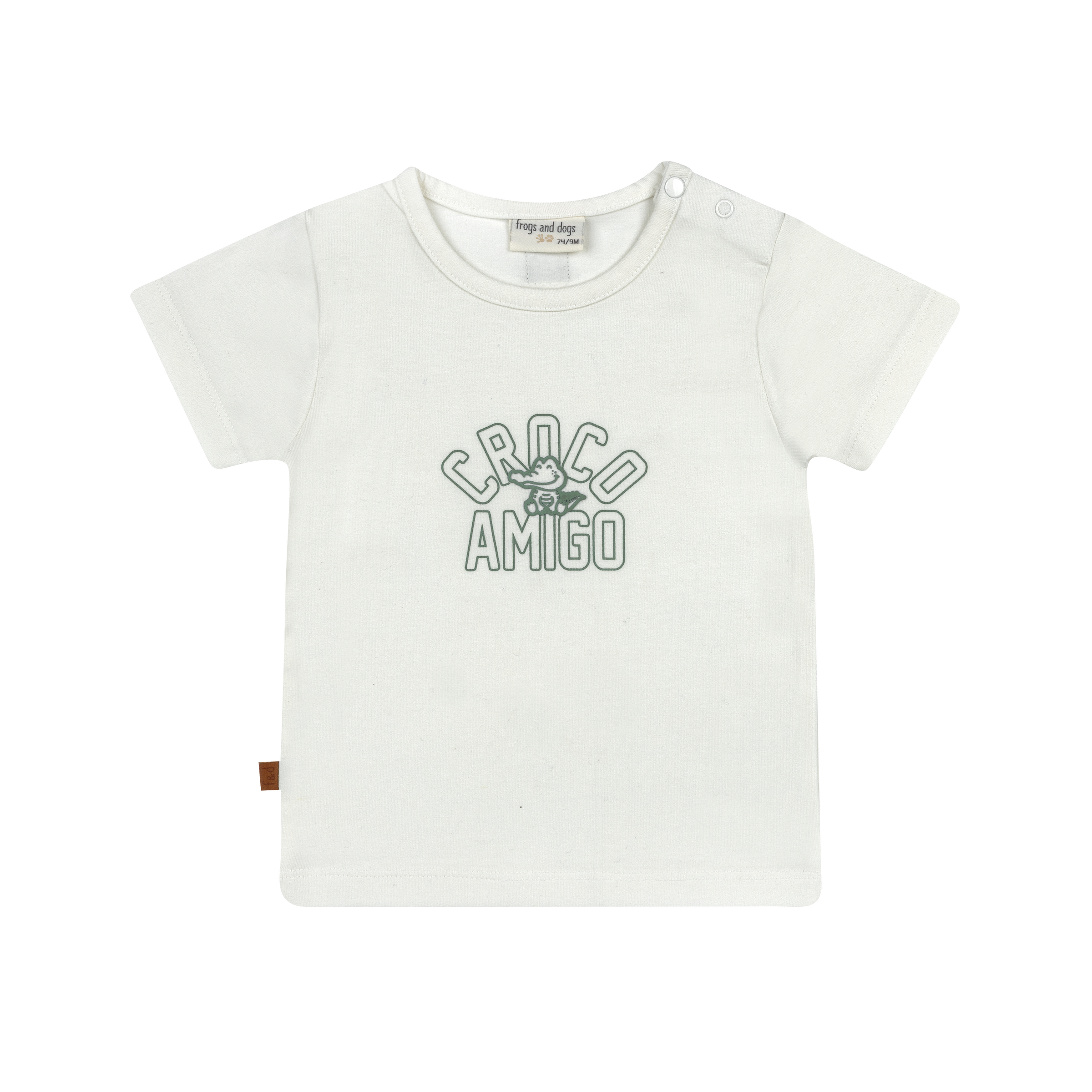 T-Shirt Croco Amigo Kids | White Alyssum