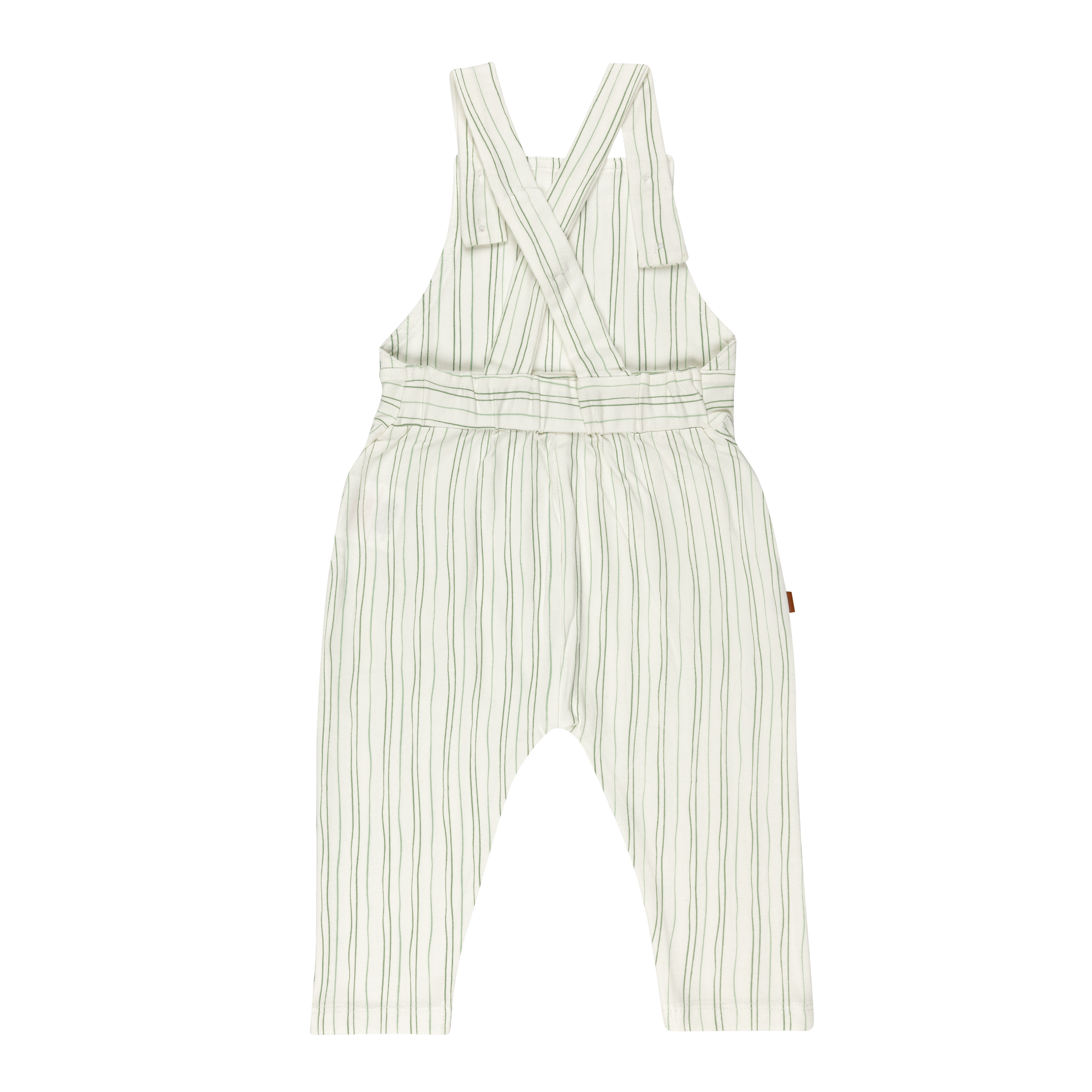 Dungaree Stripes Baby | White Alyssum