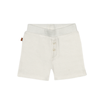 Waffle Short Baby | White Alyssum