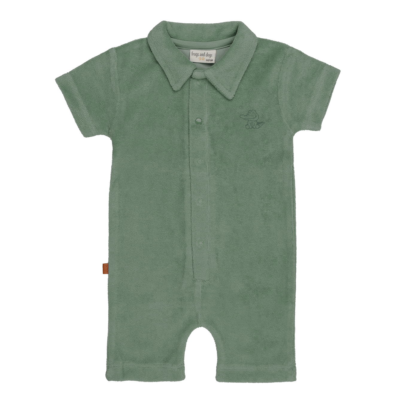 Short Onesie Crocodile Baby | Lily Pad