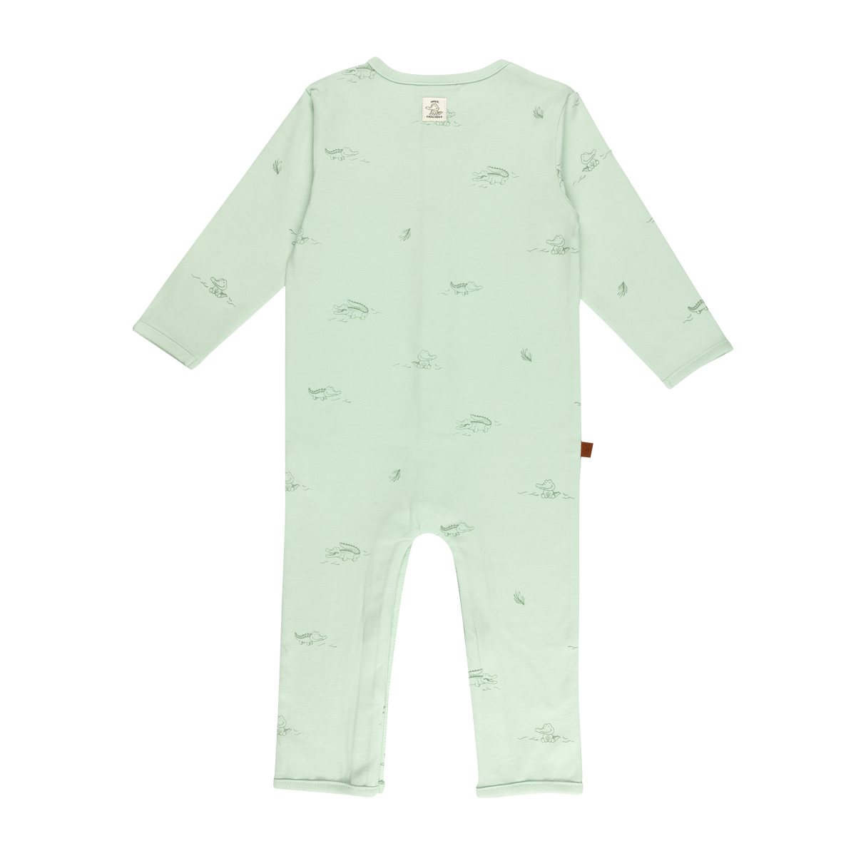 Onesie Crocodiles Baby | Subtle Green