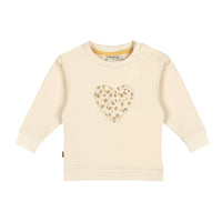 Sweater Leo Heart Baby | Pearled Ivory