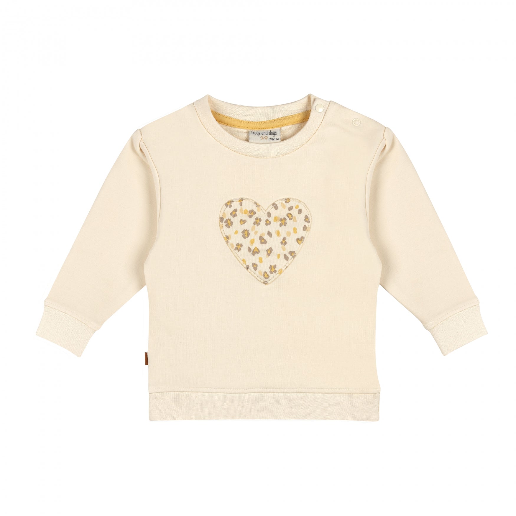 Sweater Leo Heart Kids | Pearled Ivory