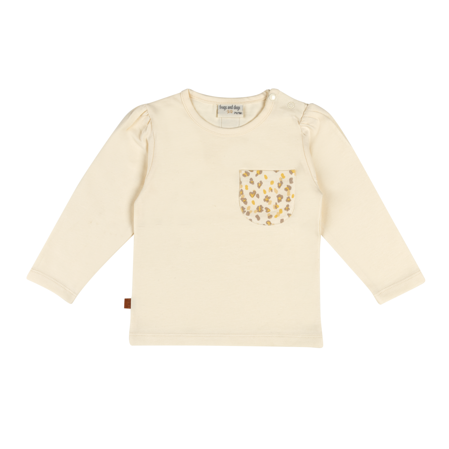 T-Shirt Leo Pocket Baby | Pearled Ivory