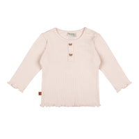 T-Shirt LS Rib Baby | Rose Water