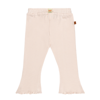 Flared Pants Rib Kids | Rose Water