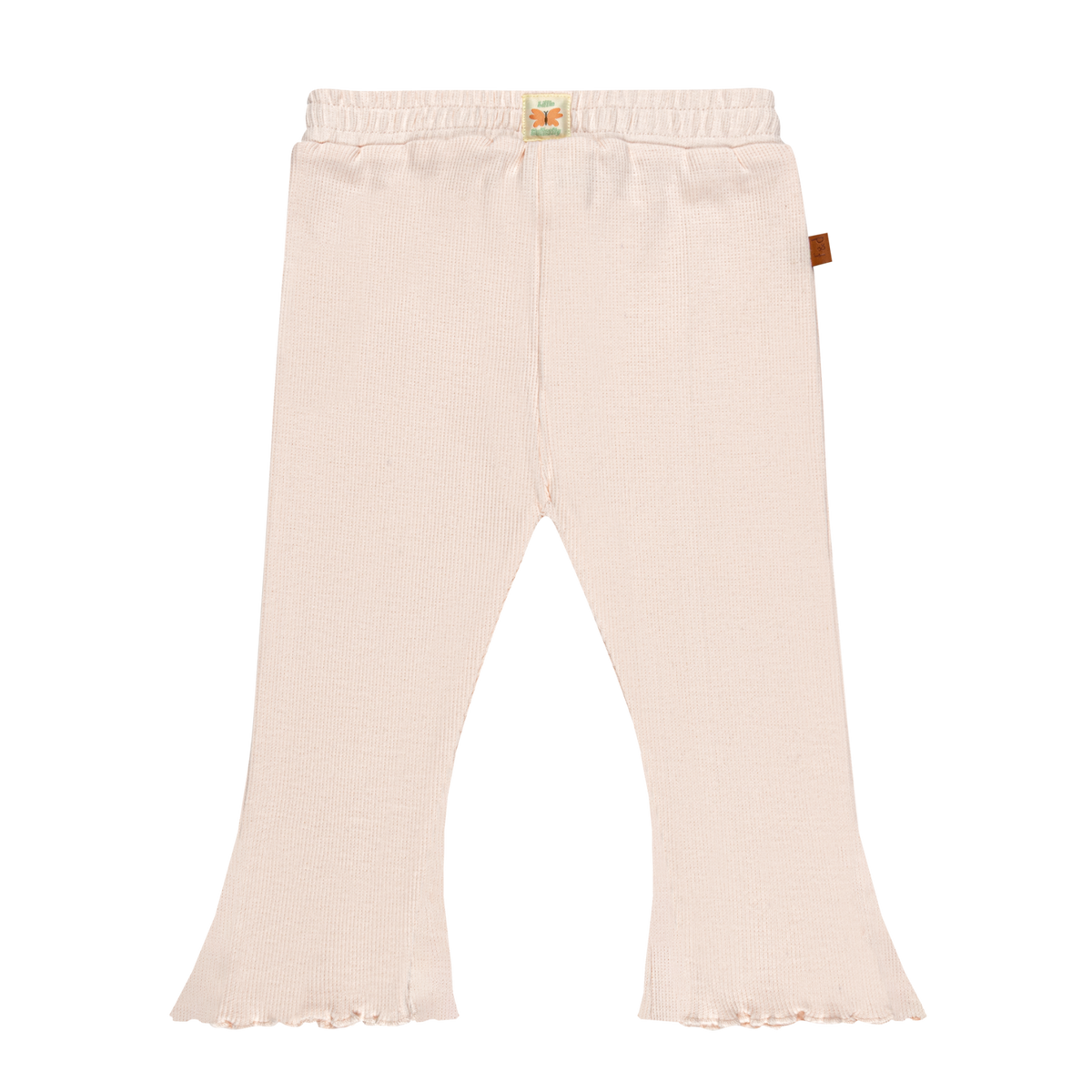 Flared Pants Rib Baby | Rose Water