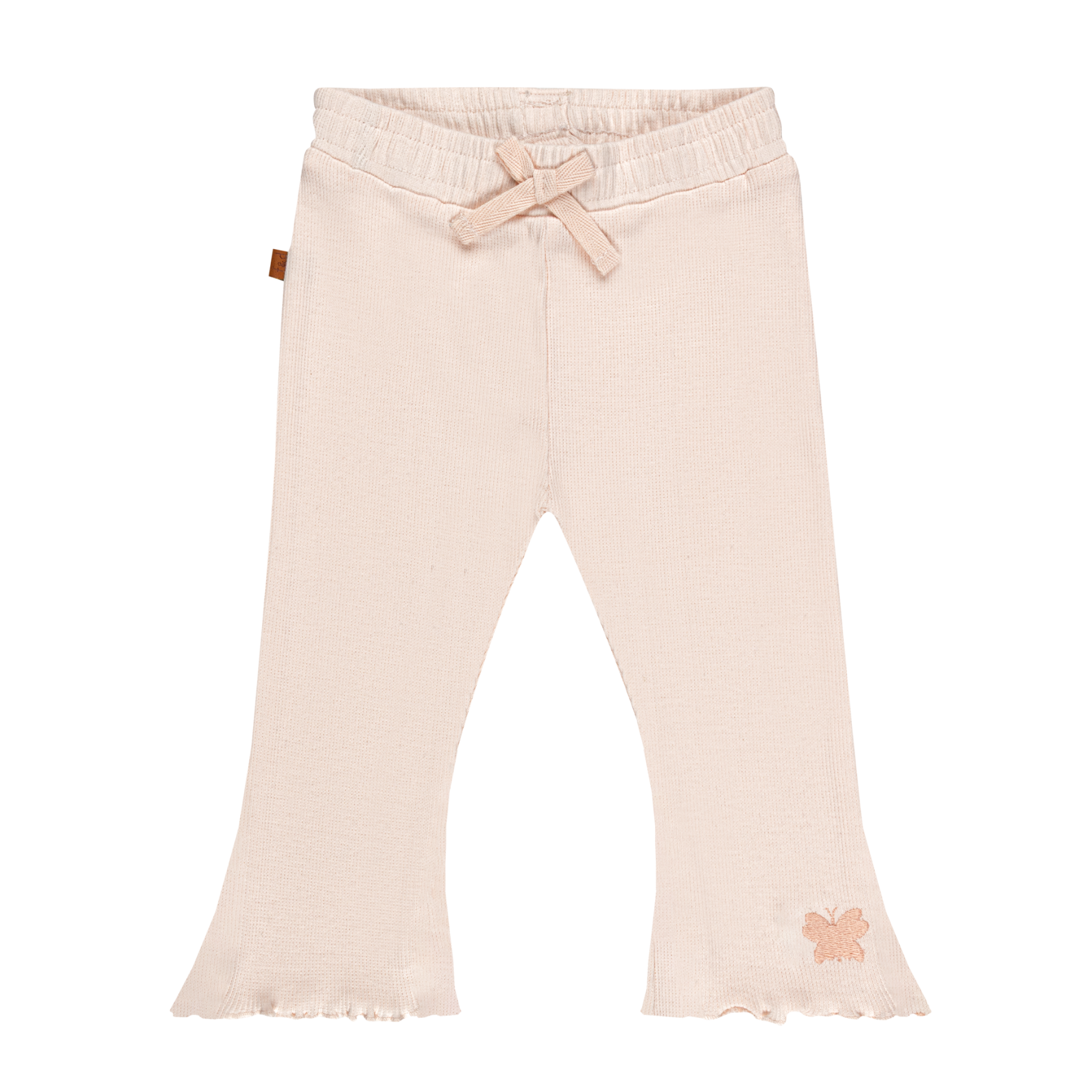 Flared Pants Rib Baby | Rose Water