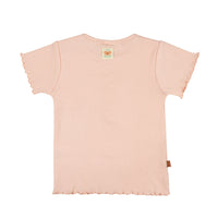 T-Shirt SS Rib Baby | Rose Chintz