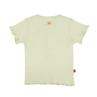T-Shirt SS Rib Baby | Tender Green