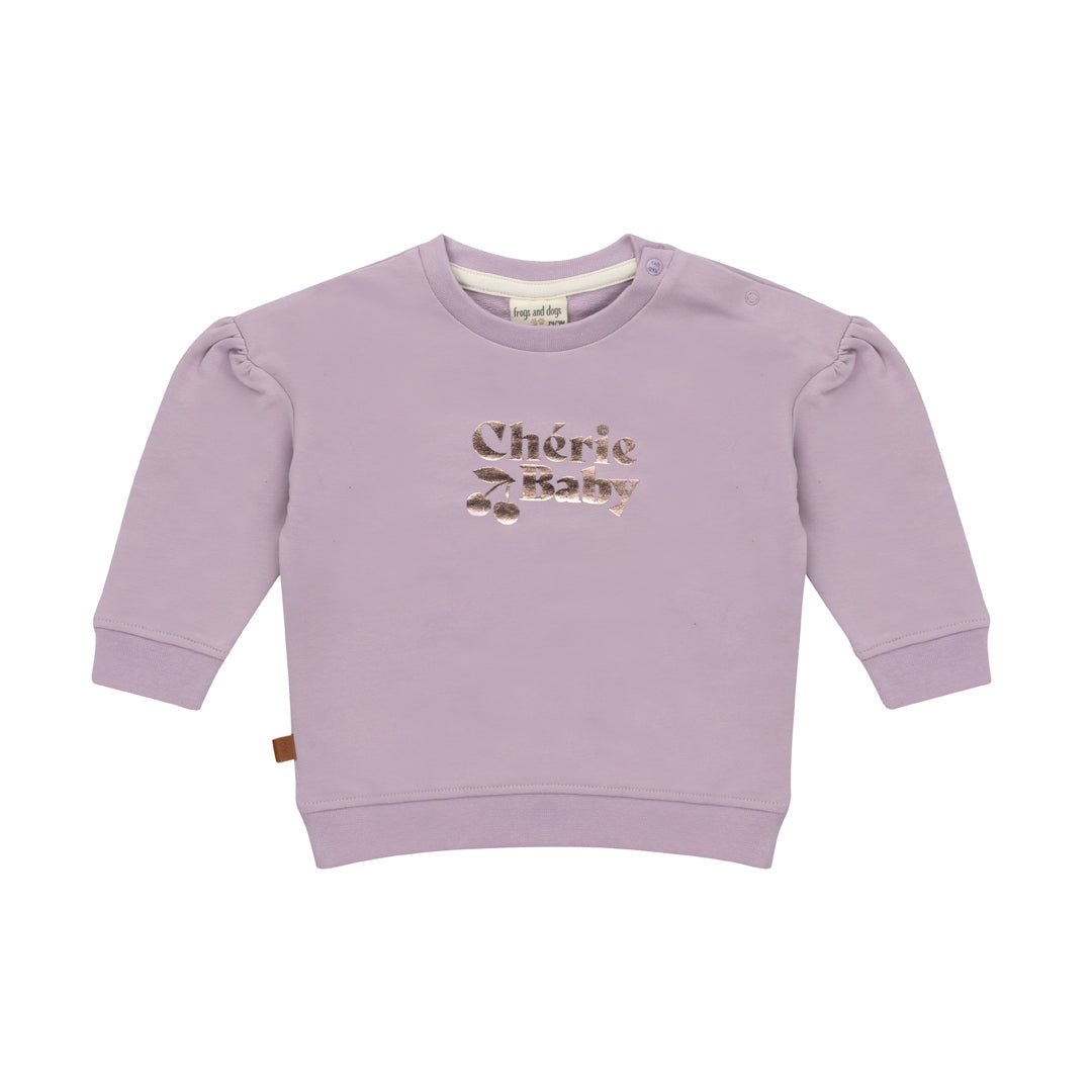 Chérie Baby Sweater Baby | Lavender Frost