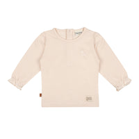 T-shirt Chérie LS Baby | Zilveren Pioenroos