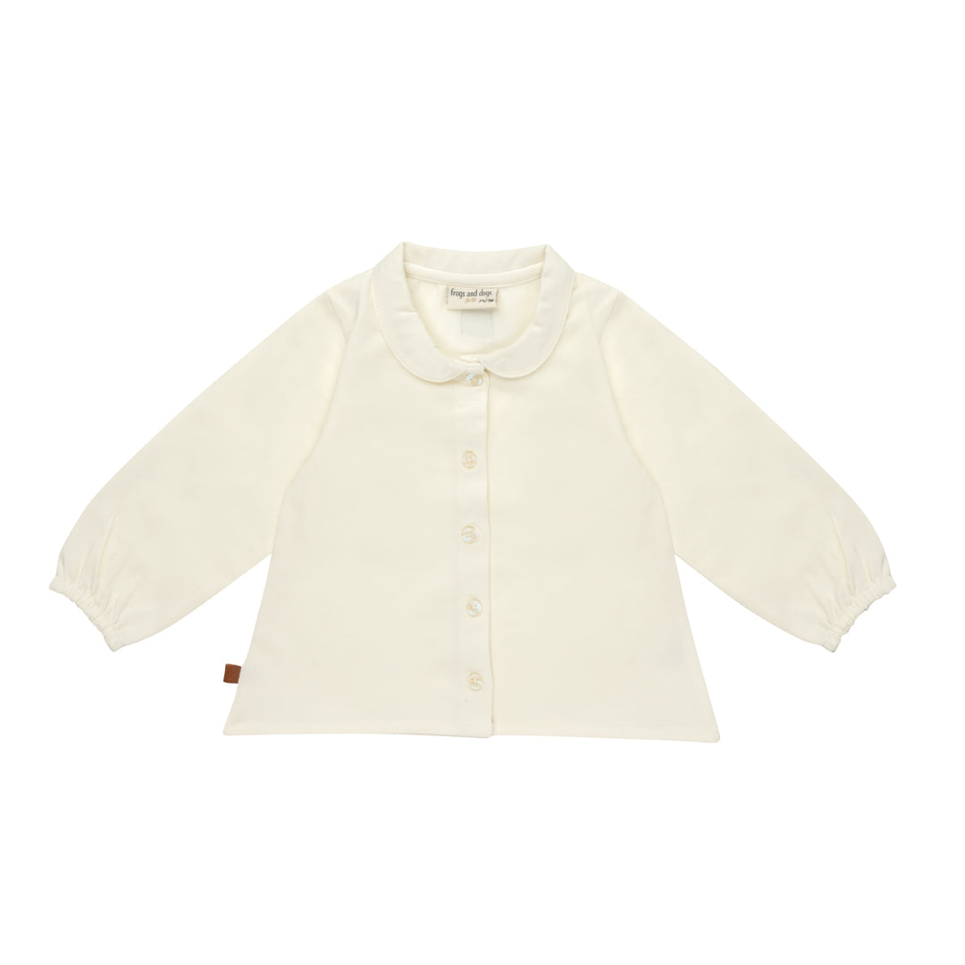 Blouse Girls Kids | Pearled Ivory