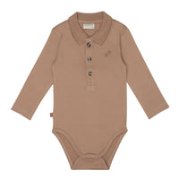 Polo Romper Beaver | Beaver Fur