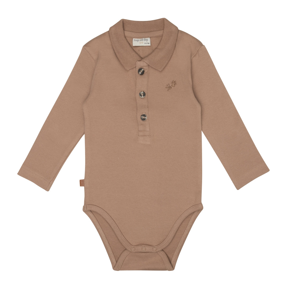 Polo Romper Beaver | Beaver Fur