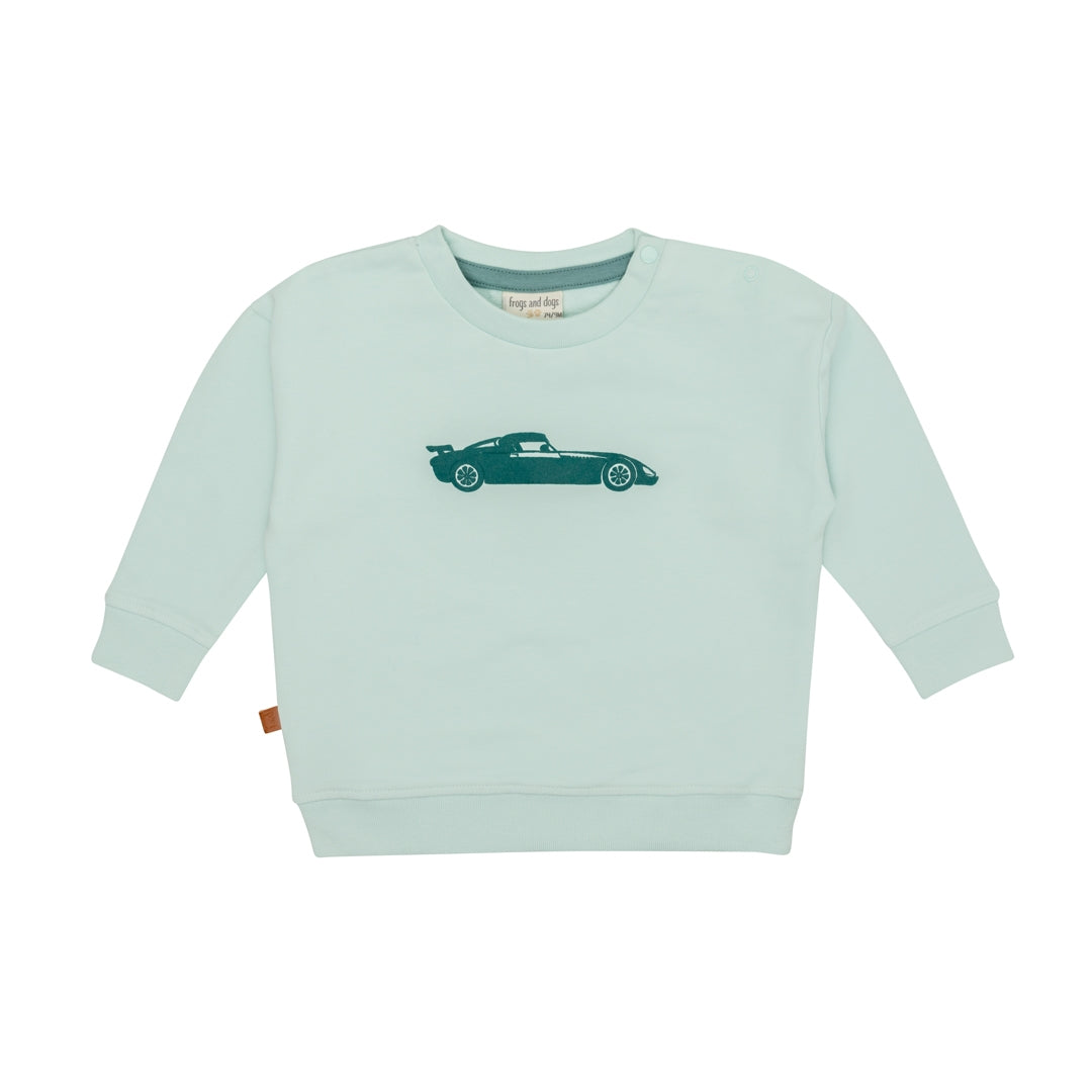 Sweater Fast Car | Pastel Blue