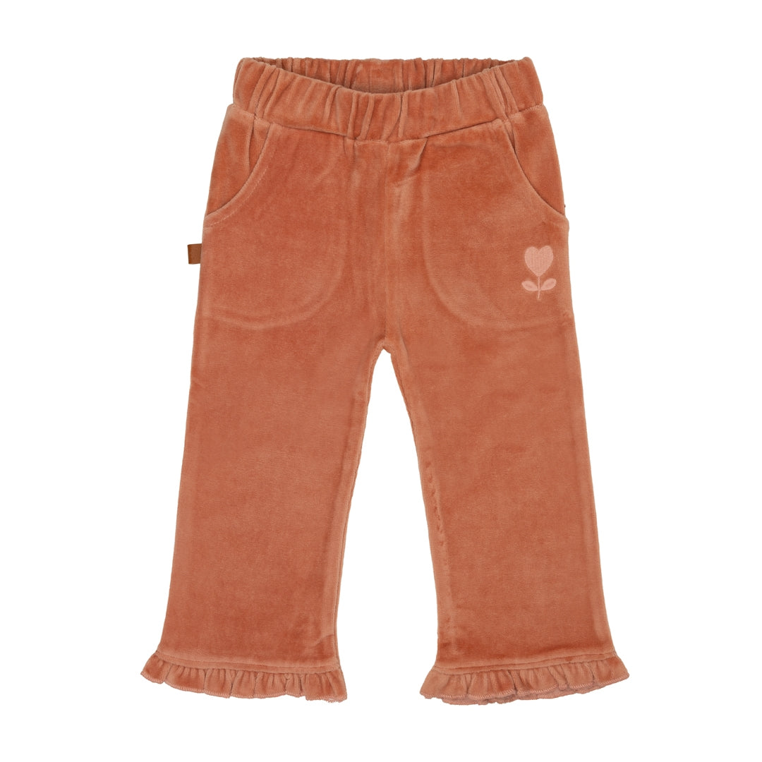 Velvet Wide Pants | Cameo Brown