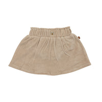 Velvet Skirt | Silver Gray