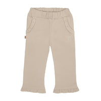 Ruffle Wide Pants | Silver Gray