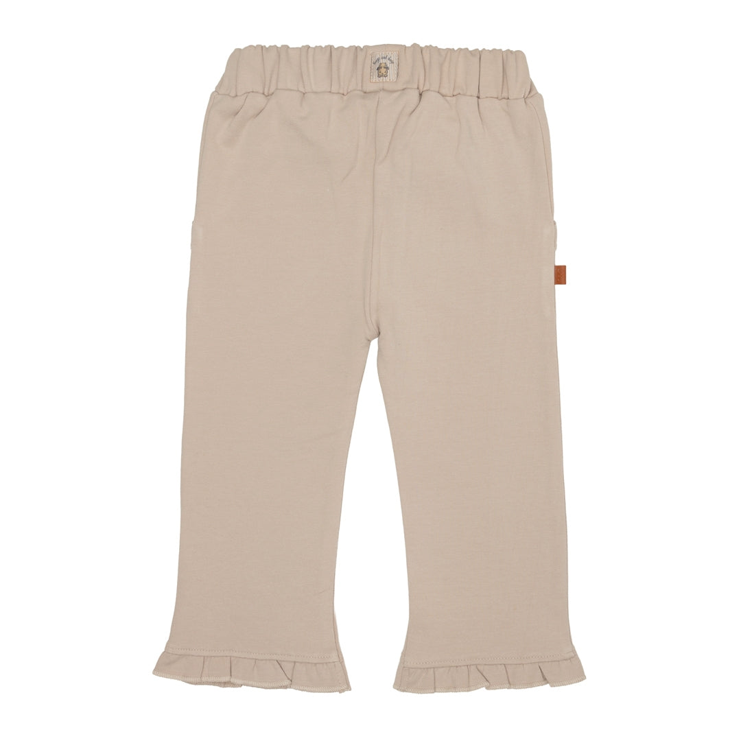 Ruffle Wide Pants | Silver Gray