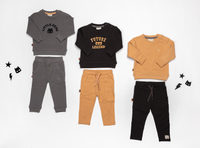 Little Hero Baby Biker Pants | Raven