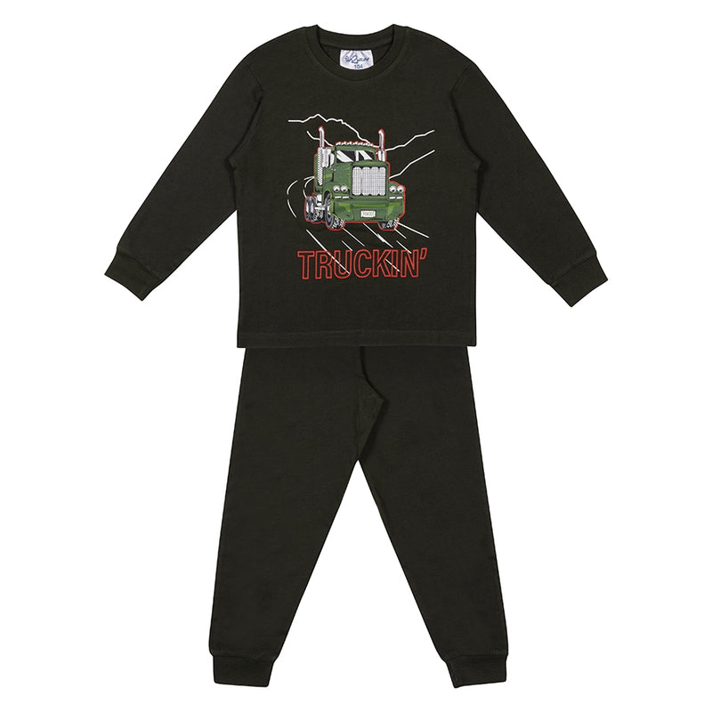 Pyjama Teen Truckin | Green