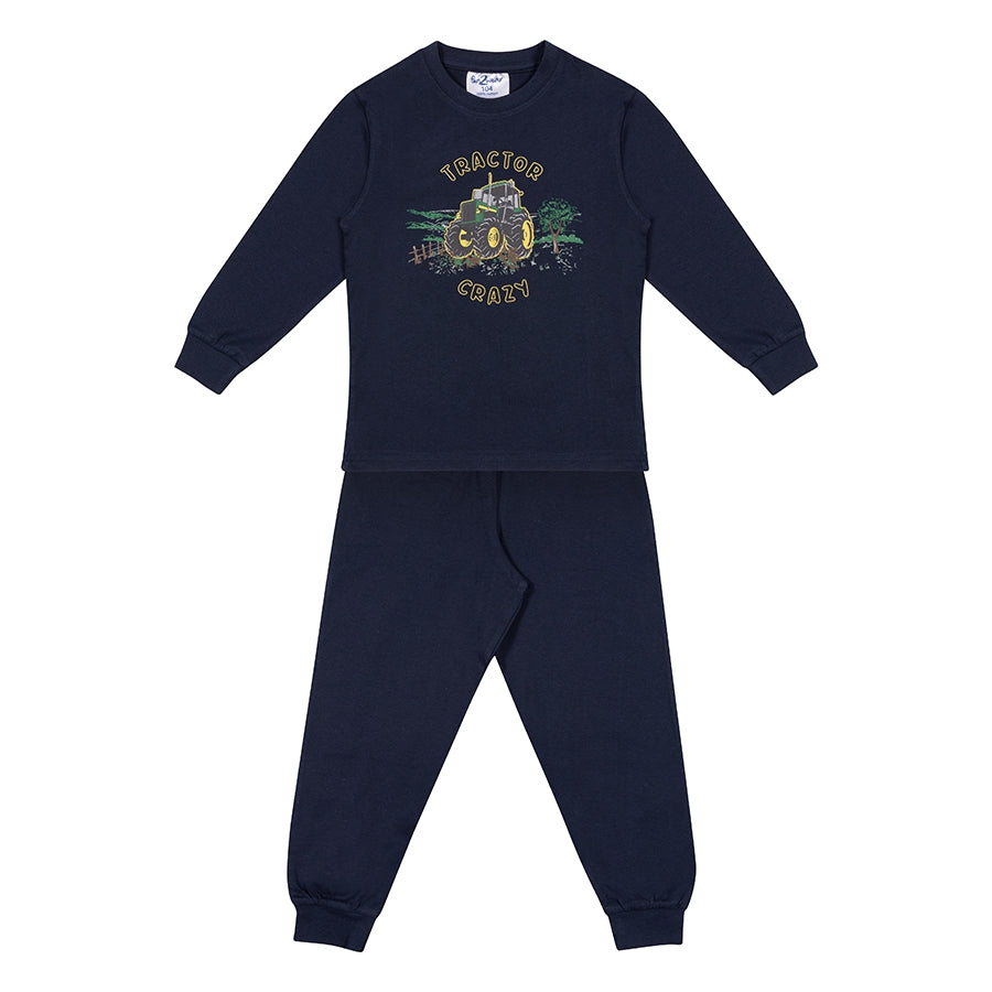Tractor Crazy | Navy