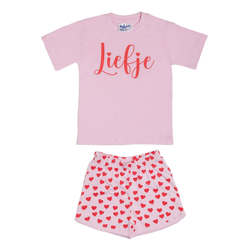 Liefje Shortama Kids | Pink