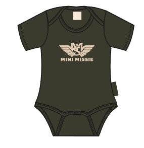Romper Mini Missie SS | Dark Green