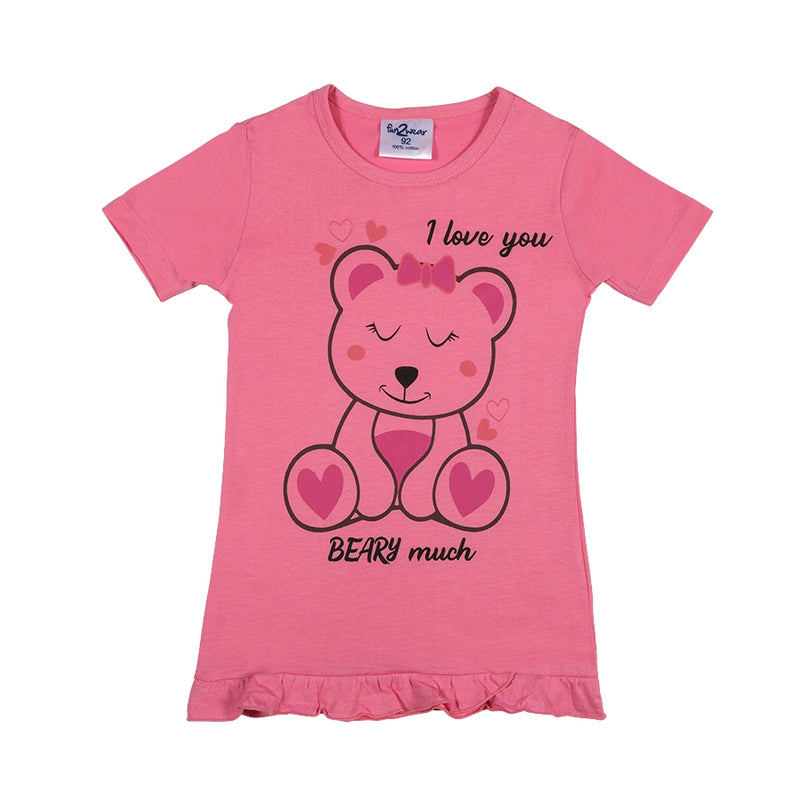 Beary Much Bigshirt | Rose shadow