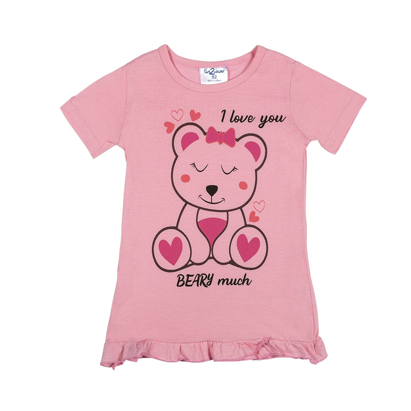 Beary Much Bigshirt | Cradle Pink