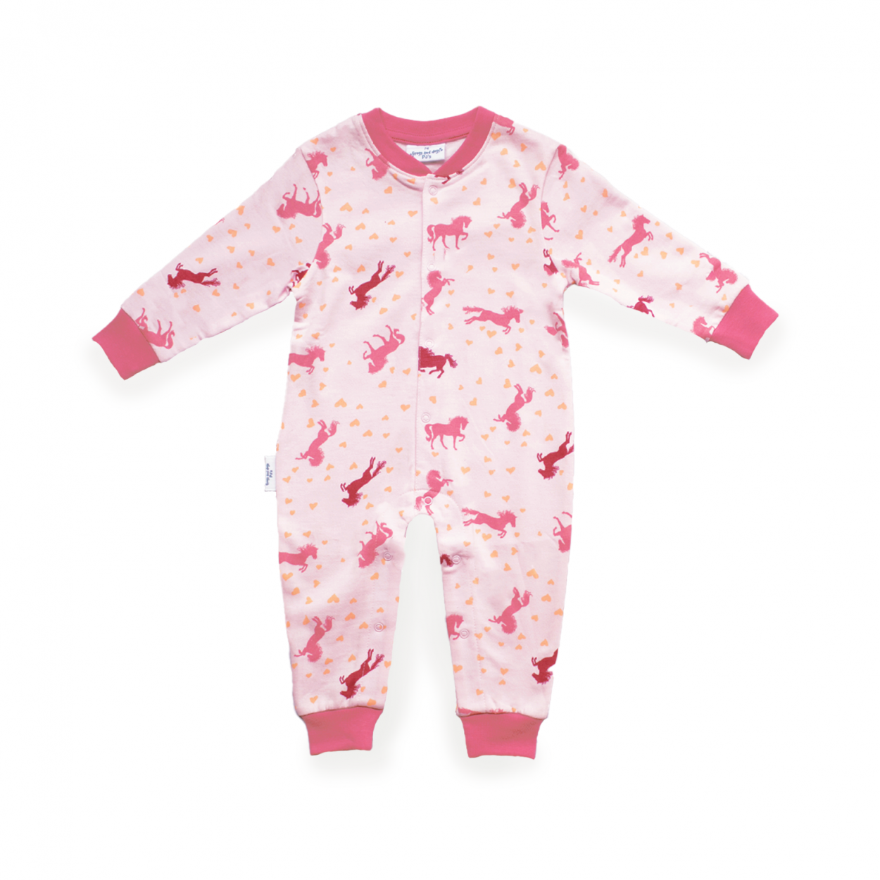 Horse Pink F&D Onesie Kids | Pink