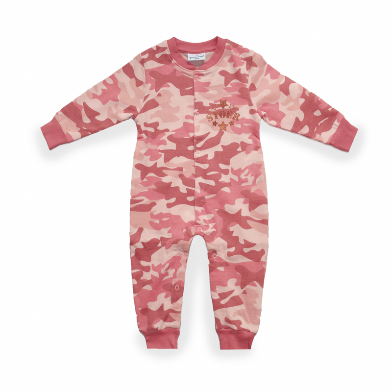 Stoer Camo Pink F&D Onesie Teen | Pink