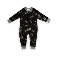 Super Boy F&D Onesie Baby | Black