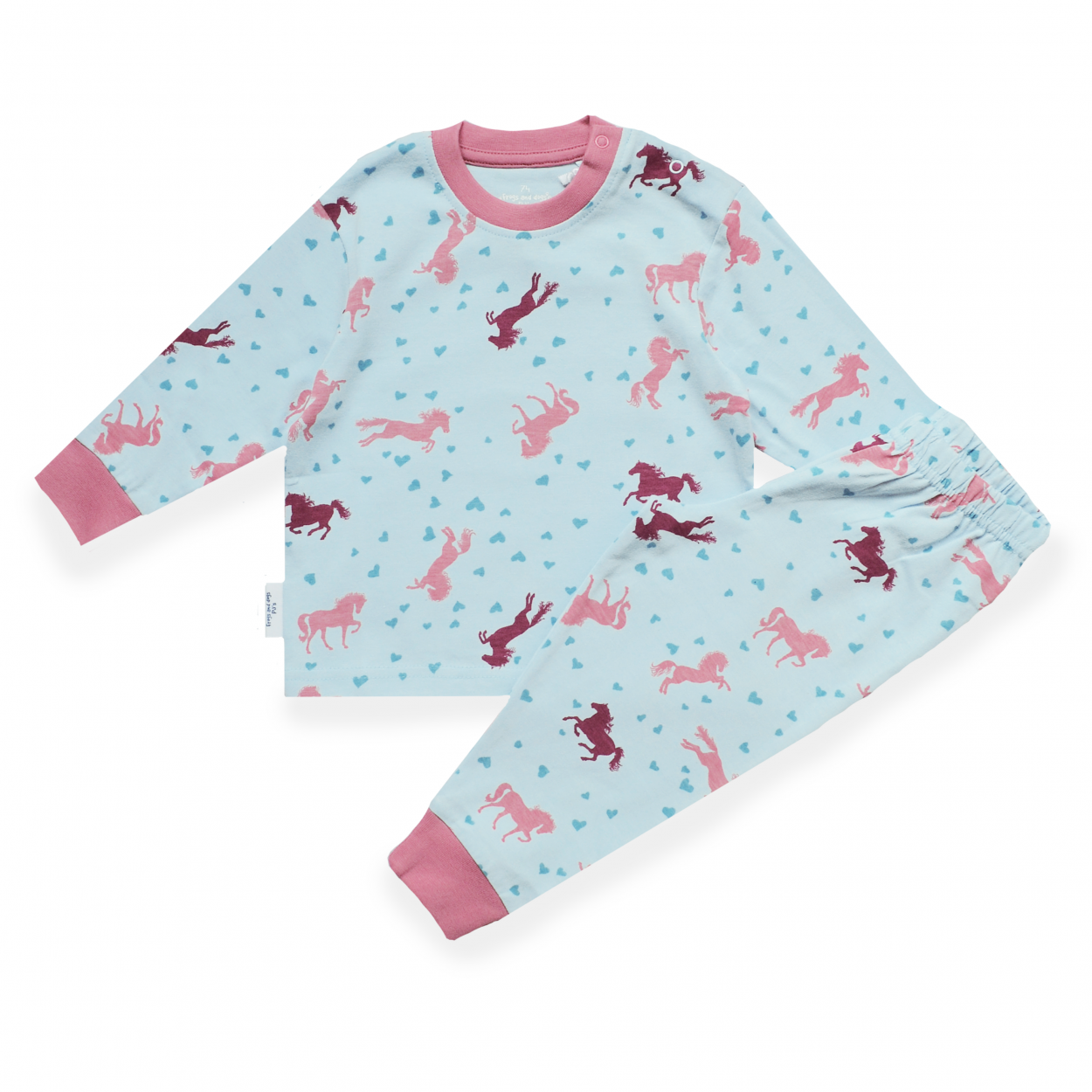 Horse Aqua AOP F&D Pyjama | Aqua