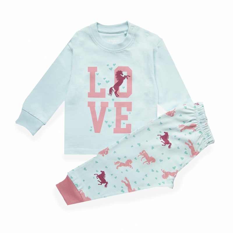 Horse Aqua F&D Pyjama Teen | Aqua