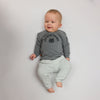 Little Hero Baby Sweater Hero | Smoked Pearl
