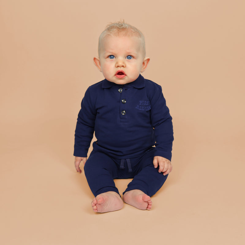 Play All Day Kids Polo | Patriot Blue