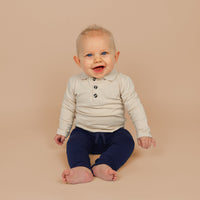 Play All Day Baby Polo Shield | Smoke Gray