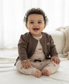 Ballerina Baby Jacket | Seal Brown