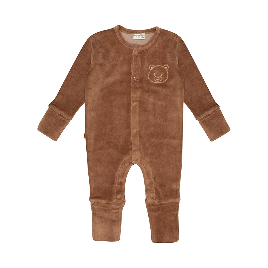 F&amp;D Velour Baby Onesie | Beverbont