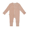 F&amp;D Velours Baby Onesie | Sepia Roos