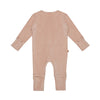 F&amp;D Velours Baby Onesie | Sepia Roos