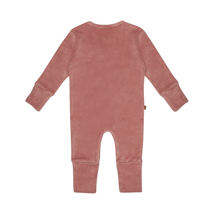 F&amp;D Velours Baby Onesie | Zephyr