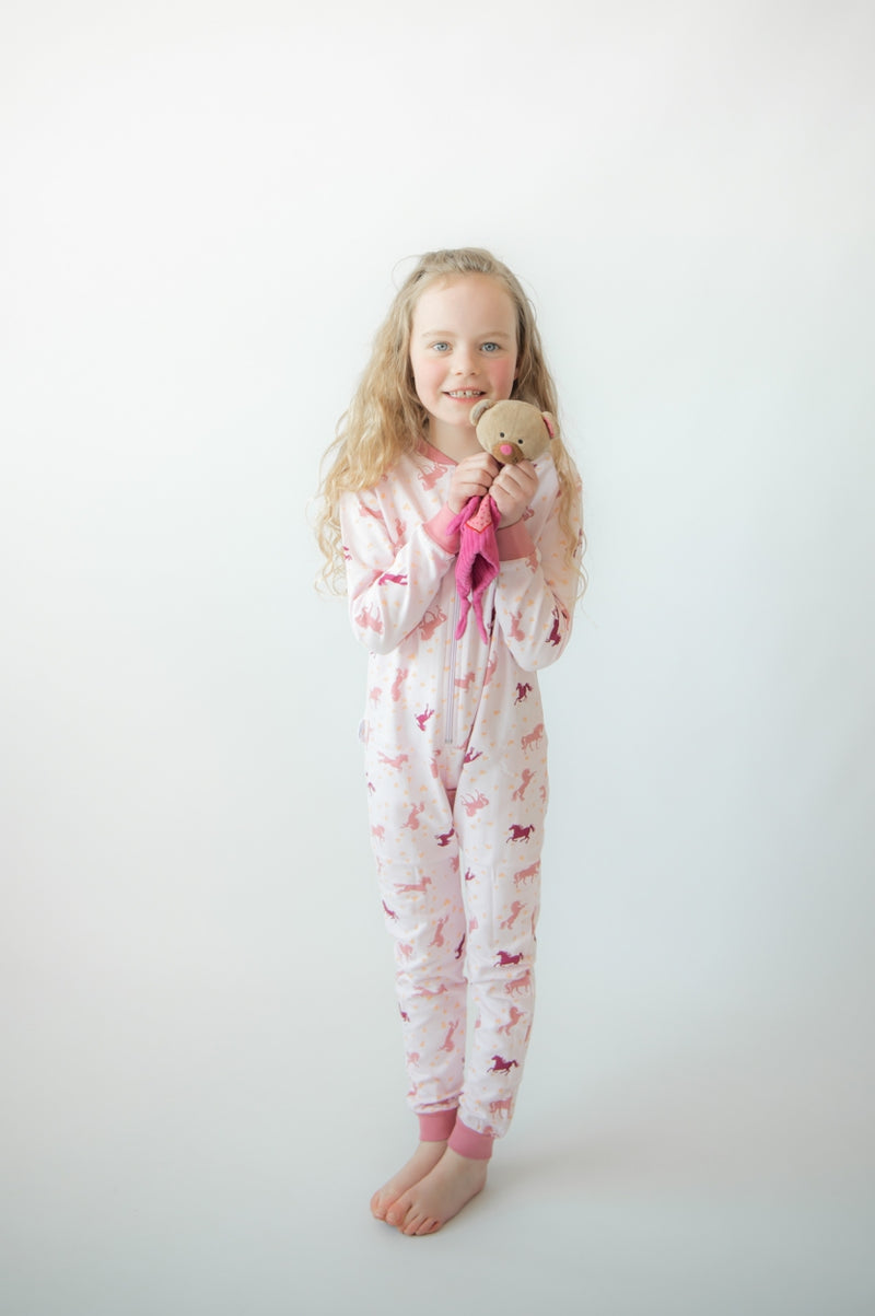 Horse F&D Onesie | Roze