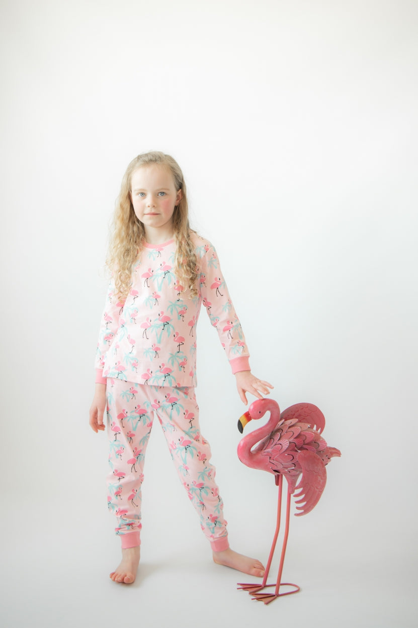Flamingo F&D Pyjama | Lila Sachet